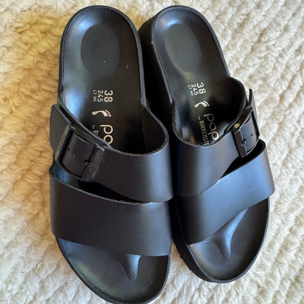 Birkenstock Papillo Amina Sandals Black - Picture 4 of 6
